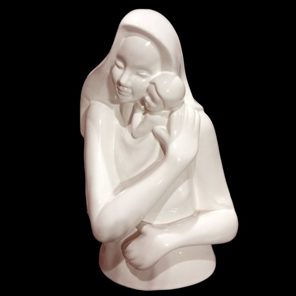 Madonna & Child Figurine, Gift For Her, Mother Child Figurine, Home Decor - Picture 6 of 11